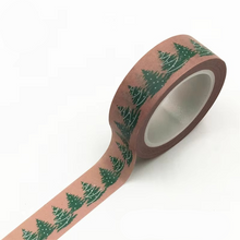 Load image into Gallery viewer, Christmas Washi Tape with Snowflake and Reindeer Designs for Holiday Crafts
