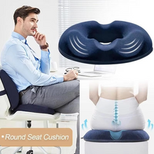 Load image into Gallery viewer, Memory Foam Donut Seat Cushion for Tailbone Support
