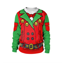 Load image into Gallery viewer, Unisex Retro Santa Claus Christmas Sweater
