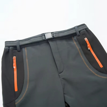 Load image into Gallery viewer, Men’s Thick Fleece Outdoor Pants, Water-Resistant Winter Hiking and Ski Trousers
