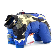 Load image into Gallery viewer, Small Dog Winter Parka with Back Zipper and Reflective Strip
