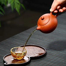 Load image into Gallery viewer, Handmade Yixing Clay Teapot 7oz Chinese Zisha Kung Fu Tea Kettle
