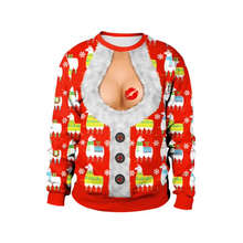 Load image into Gallery viewer, Unisex Retro Santa Claus Christmas Sweater
