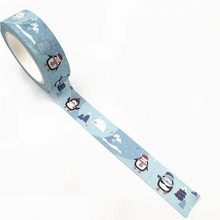 Load image into Gallery viewer, Christmas Washi Tape with Snowflake and Reindeer Designs for Holiday Crafts
