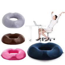 Load image into Gallery viewer, Memory Foam Donut Seat Cushion for Tailbone Support
