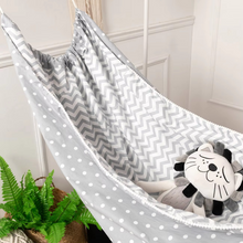 Load image into Gallery viewer, Cotton Hammock Swing Chair for Kids Indoor and Outdoor
