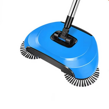 Load image into Gallery viewer, 3-in-1 Stainless Steel Push Broom with Dustpan and Scraper for Easy Home Cleaning
