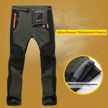 Load image into Gallery viewer, Men’s Thick Fleece Outdoor Pants, Water-Resistant Winter Hiking and Ski Trousers
