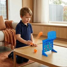 Load image into Gallery viewer, Line Up Four Bounce Shooting Game with Colorful Balls and Foldable Carrying Case
