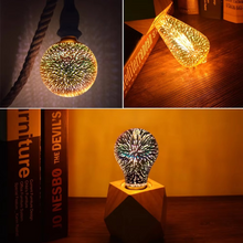 Load image into Gallery viewer, 3D Starburst LED Bulb – Vintage Edison Firework Light – E27
