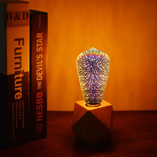 Load image into Gallery viewer, 3D Starburst LED Bulb – Vintage Edison Firework Light – E27
