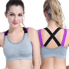 Load image into Gallery viewer, Lovely Push Up Cross-Strap Wireless Padded Sports Bra for Women
