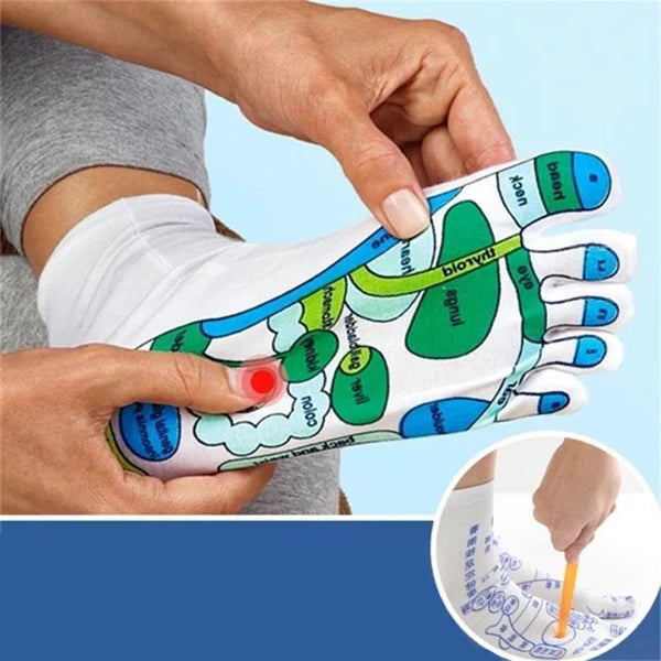 Acupressure Reflexology Socks Massage Set