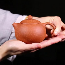 Load image into Gallery viewer, Handmade Yixing Clay Teapot 7oz Chinese Zisha Kung Fu Tea Kettle
