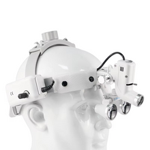 Load image into Gallery viewer, Professional LED Headlamp with 3.5X Magnification Loupes
