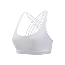 Load image into Gallery viewer, Women's Cross Back Push Up Sports Bra for Fitness, Running, and Yoga

