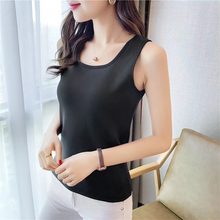 Load image into Gallery viewer, Women's Velvet Thermal Vest Sleeveless Top
