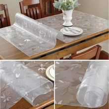 Load image into Gallery viewer, Premium Transparent 0.04 in PVC Table Protector
