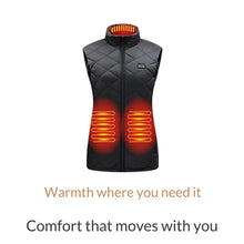 Load image into Gallery viewer, Women's Heated Gilet with Nine Heat Zones and Temperature Control, 10 Hour Runtime
