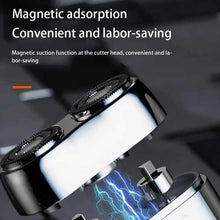 Load image into Gallery viewer, Dual Rotary Electric Shaver with Wet and Dry Operation and Fast Charging
