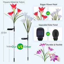 Load image into Gallery viewer, Enchanting Solar-Powered Lily Lights for Gardens and Patios

