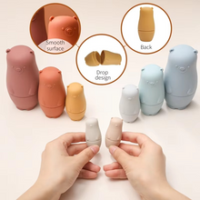 Load image into Gallery viewer, Silicone Stacking Nesting Dolls Montessori Toy for Babies and Toddlers
