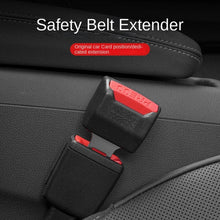 Load image into Gallery viewer, Seatbelt Buckle Extender with Metal Latch and Red Release Button
