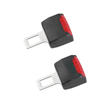 Load image into Gallery viewer, Seatbelt Buckle Extender with Metal Latch and Red Release Button
