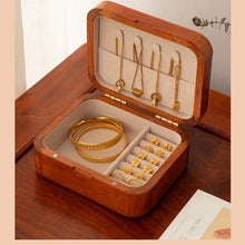 Load image into Gallery viewer, Retro Solid Wood Jewelry Storage Box Organizer
