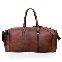 Load image into Gallery viewer, Sherry Leather Duffel Bag for Men, Genuine Leather Travel Bag
