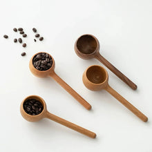 Load image into Gallery viewer, Black Walnut Hand Carved Coffee Scoop
