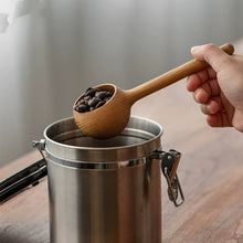 Load image into Gallery viewer, Black Walnut Hand Carved Coffee Scoop
