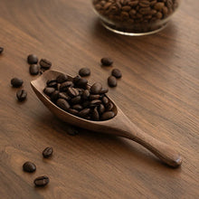 Load image into Gallery viewer, Black Walnut Hand Carved Coffee Scoop
