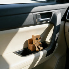 Load image into Gallery viewer, Wobbling Mini Figurine Car Ornament, Black Walnut Wood
