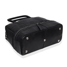 Load image into Gallery viewer, Leather Duffle Bag Full Grain Buffalo Leather Black
