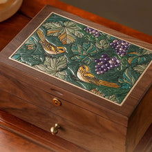 Load image into Gallery viewer, Solid Wood Jewelry Box Organizer with Dual Drawers
