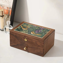 Load image into Gallery viewer, Solid Wood Jewelry Box Organizer with Dual Drawers
