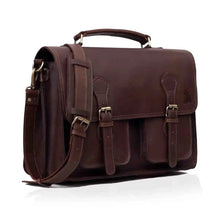 Load image into Gallery viewer, Roosevelt Buffalo Leather Briefcase 16 Inch
