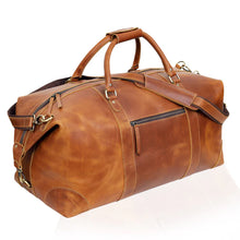 Load image into Gallery viewer, Nashville Leather Duffel Travel Bag 20 Inch Full Grain Cowhide
