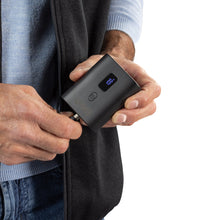 Load image into Gallery viewer, Mens Heated Knit Vest with Four Heating Zones and Rechargeable Battery for Cold Weather
