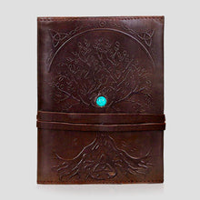 Load image into Gallery viewer, Tree Of Life Leather Journal 5x7 Inch
