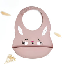 Load image into Gallery viewer, Silicone Baby Bib for Easy Mealtime
