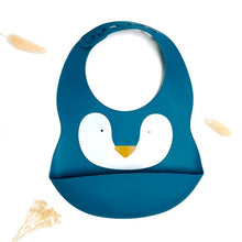 Load image into Gallery viewer, Silicone Baby Bib for Easy Mealtime
