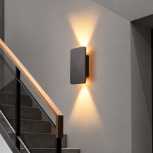 Load image into Gallery viewer, Square Wall Lamp for Bedrooms and Hallways with Metal Frame, 5 Color Options
