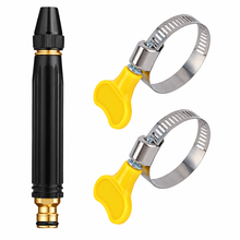 Load image into Gallery viewer, Garden Hose Spray Nozzle with Dual Jet and Fan Patterns, Stainless Steel
