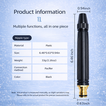 Load image into Gallery viewer, Garden Hose Spray Nozzle with Dual Jet and Fan Patterns, Stainless Steel
