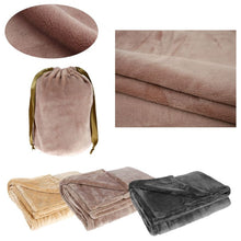 Load image into Gallery viewer, Flannel Heated Blanket with Power Bank Operation, 63x33 Inches
