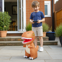 Load image into Gallery viewer, Inflatable T-Rex Dinosaur with Remote Control Steering
