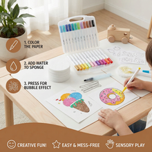 Load image into Gallery viewer, Sponge Painting Set with Multiple Shapes and Color Blending for Kids
