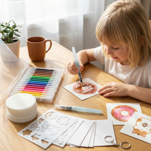 Load image into Gallery viewer, Sponge Painting Set with Multiple Shapes and Color Blending for Kids

